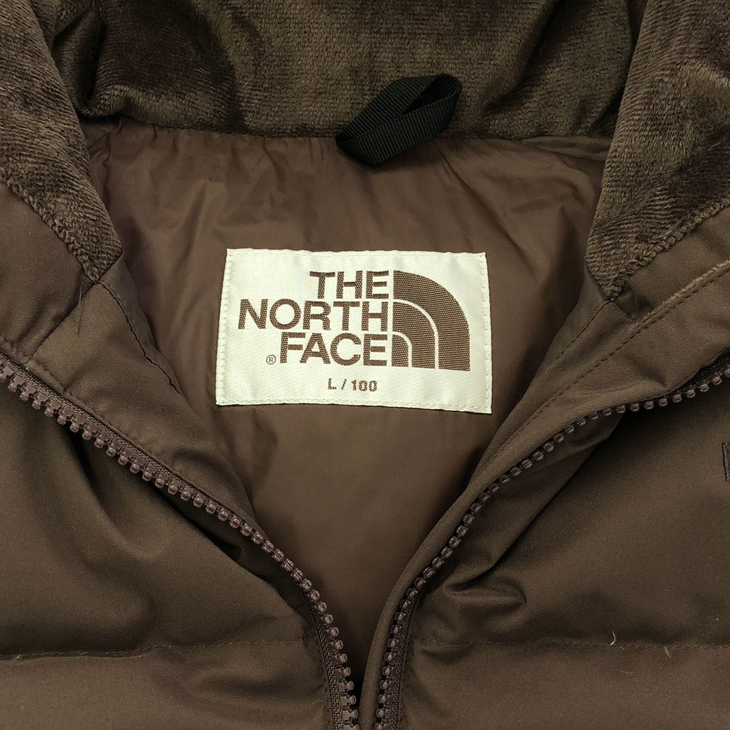 THE NORTH FACE WHITE LABEL Down Jacket in Dark Brown - Size L