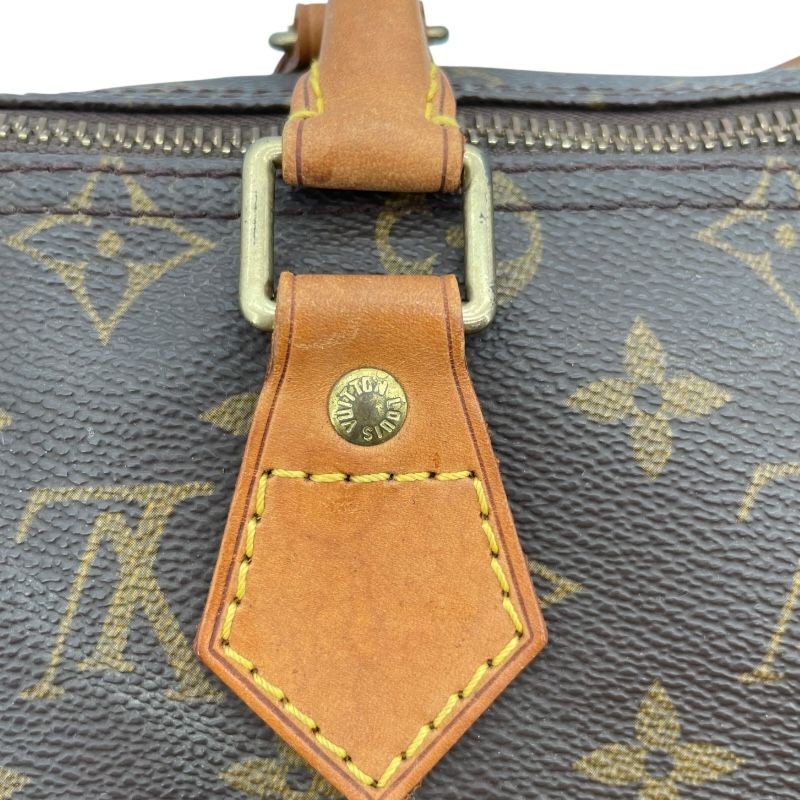 Louis Vuitton Speedy 25 Monogram Canvas Handbag - Brown