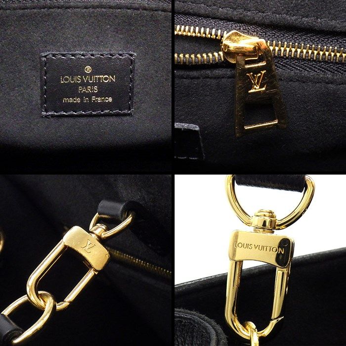 Louis Vuitton OnTheGo PM Handbag in Noir Monogram Empreinte