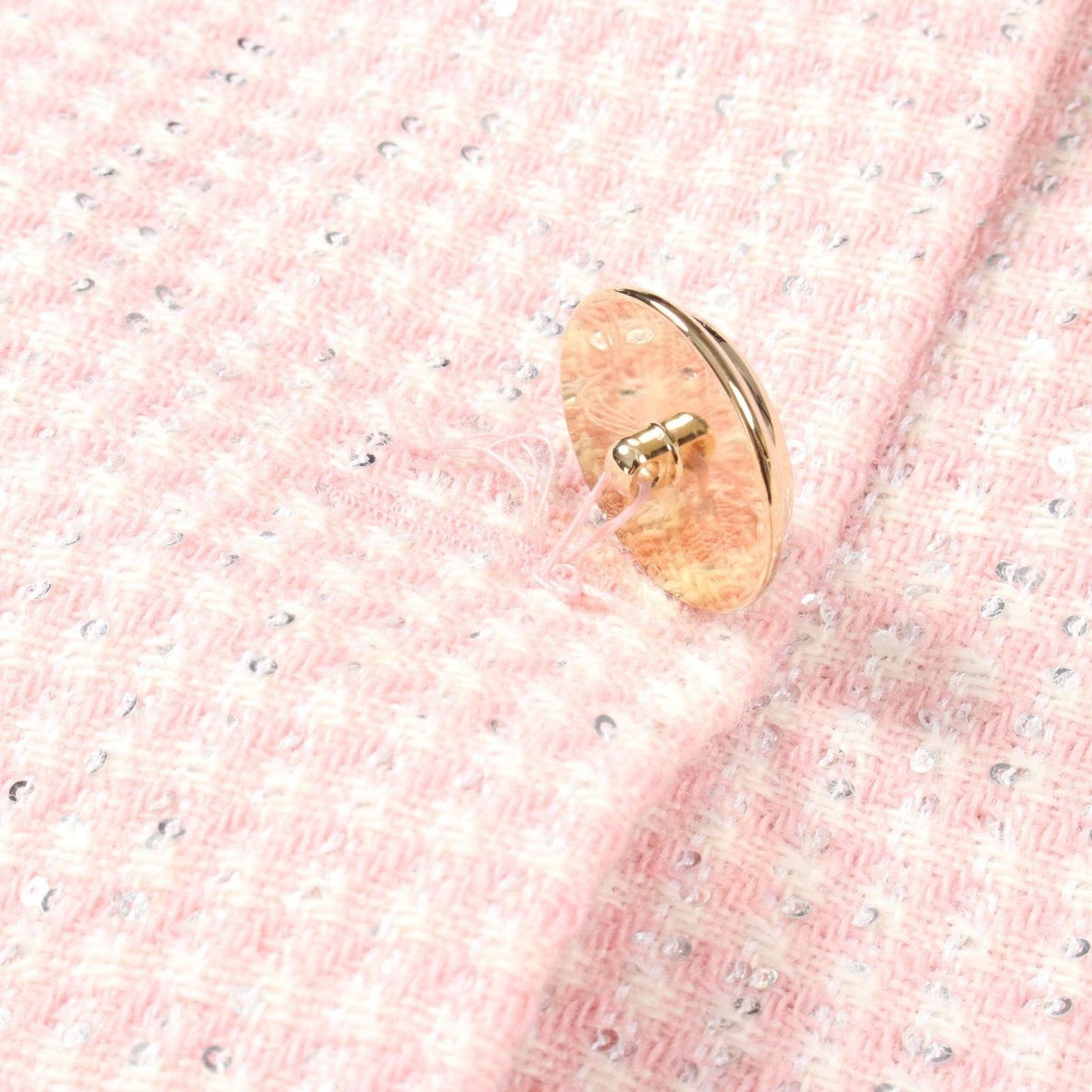Miu Miu Tweed Skirt in Pink & White - Exquisite Wool Craftsmanship