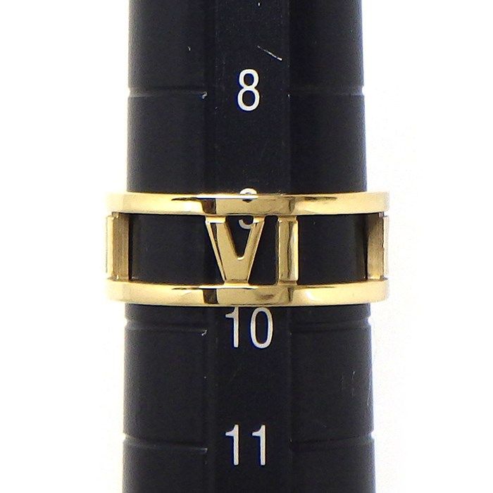 Tiffany & Co. Atlas Open Ring in 18K Yellow Gold - Size 9.5