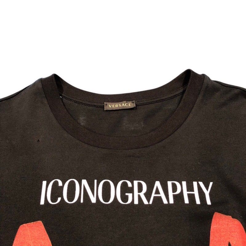 Versace Printed Cotton T-Shirt - Exclusive Women's Fashion