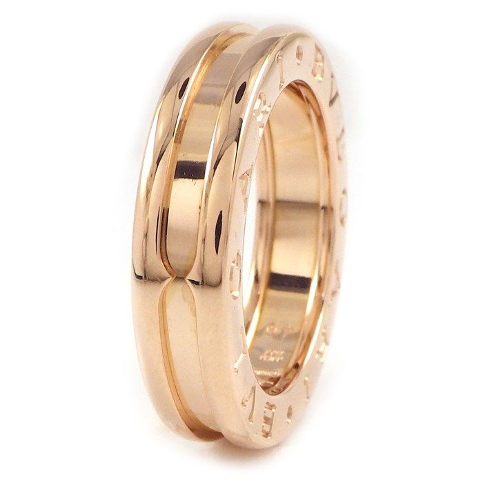 BVLGARI B-zero1 XS Ring in K18 Pink Gold - Exquisite Craftsmanship