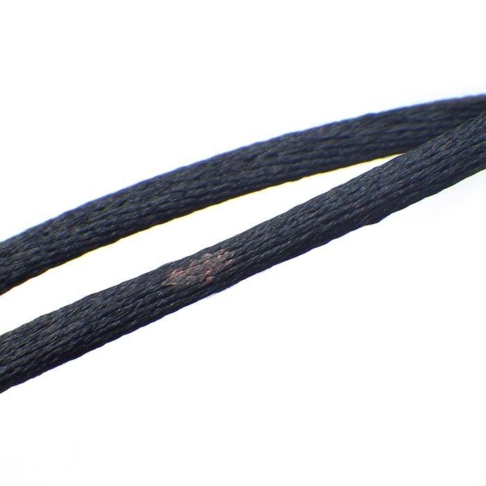 Cartier Diamond Necklace with Black Cord in 18K White Gold