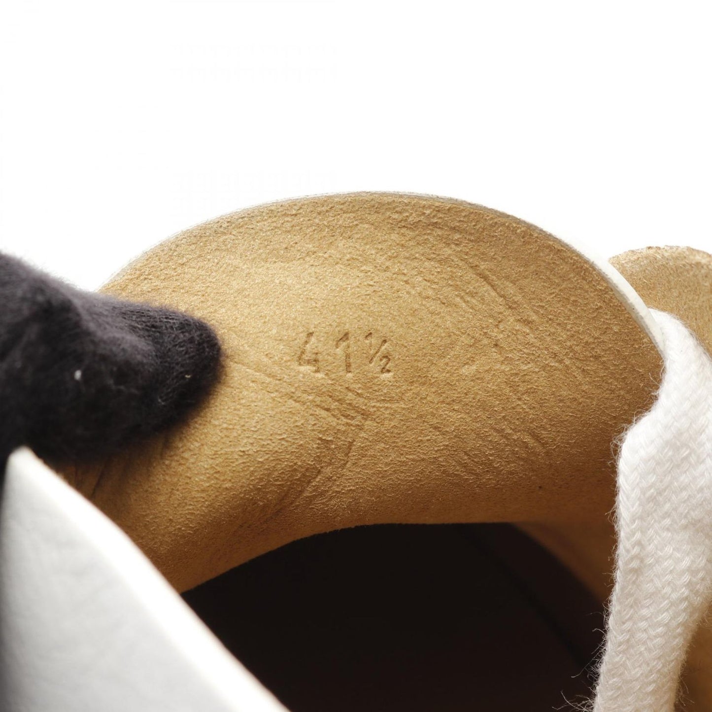 HERMES Ex Libris White Leather Sneakers - Timeless Elegance