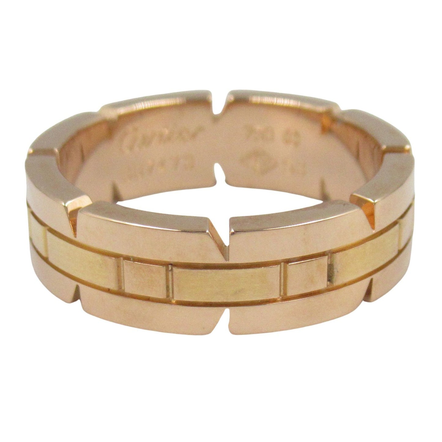 CARTIER Tank Française Ring in K18 Pink Gold - Timeless Elegance
