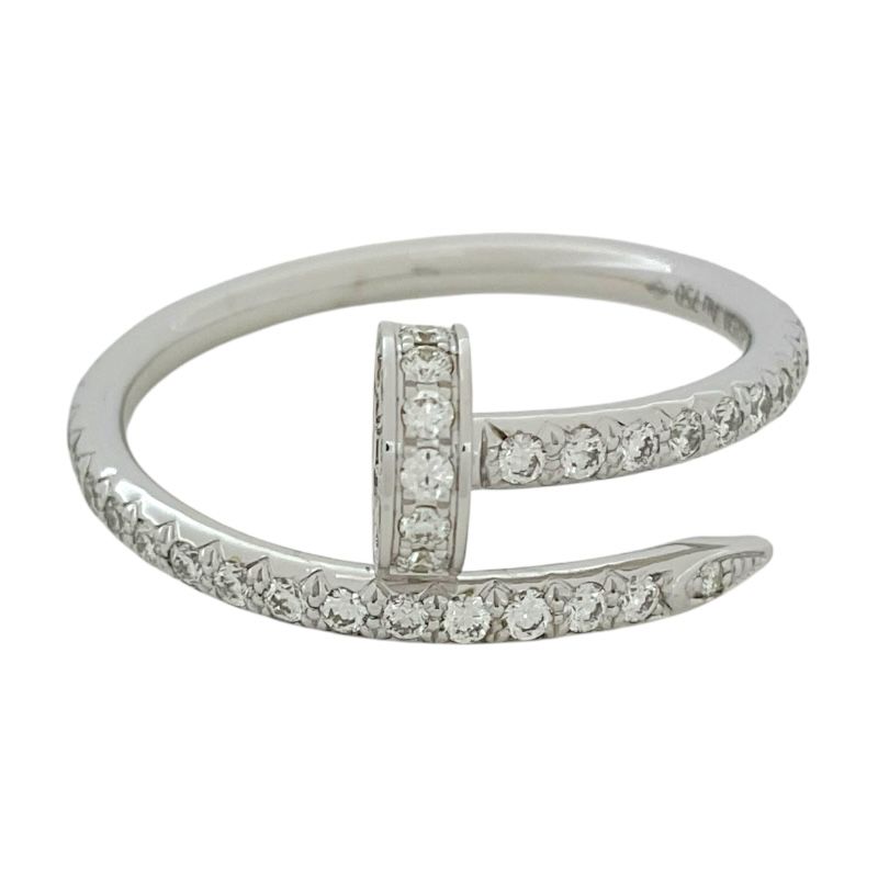 Cartier Juste un Clou Diamond Ring SM in 18K White Gold
