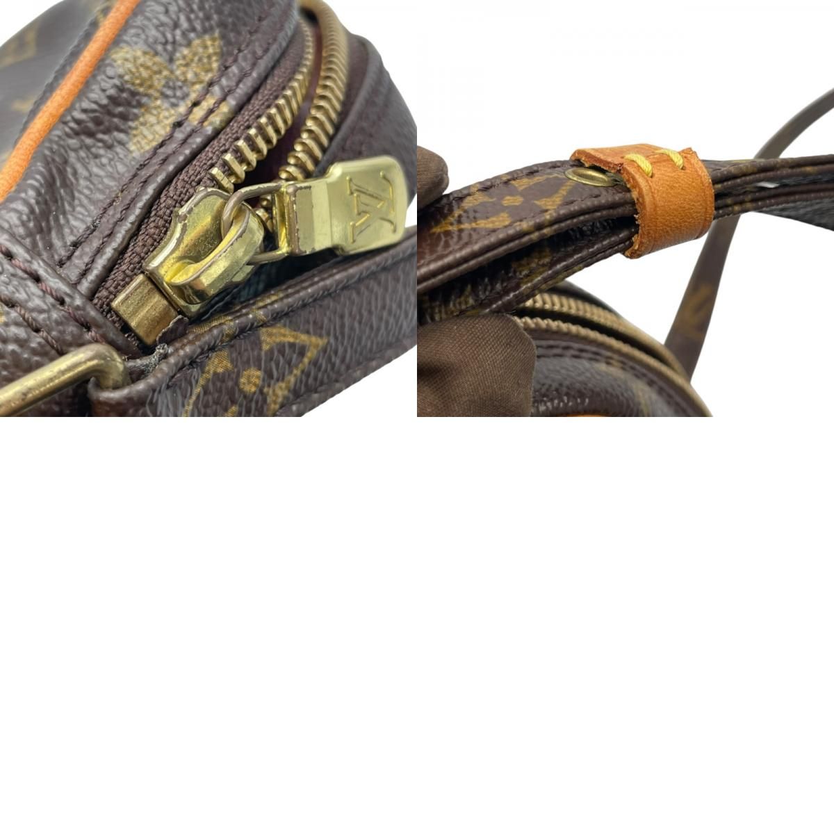 Louis Vuitton Danube M45266 Monogram Canvas Shoulder Bag - Brown