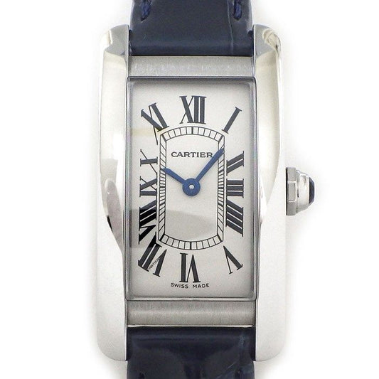 Cartier Tank Américaine SM WSTA0016 - Exquisite Silver Dial Timepiece