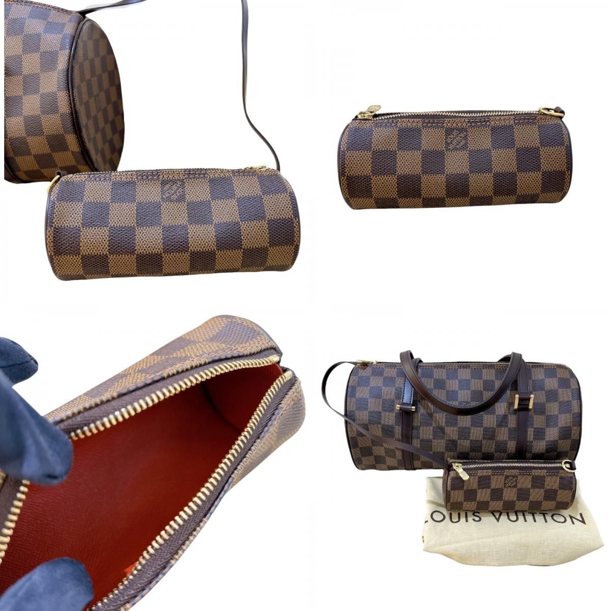 Louis Vuitton Papillon GM N51303 Brown Damier Canvas Handbag