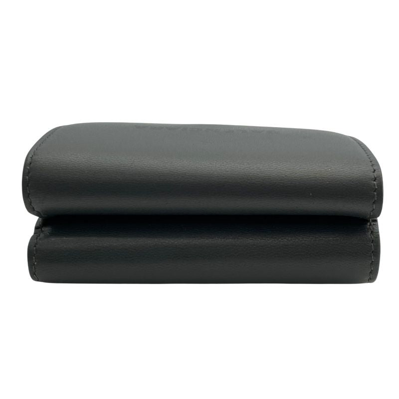 Balenciaga CASH Mini Wallet in Grey Leather - Exquisite Craftsmanship