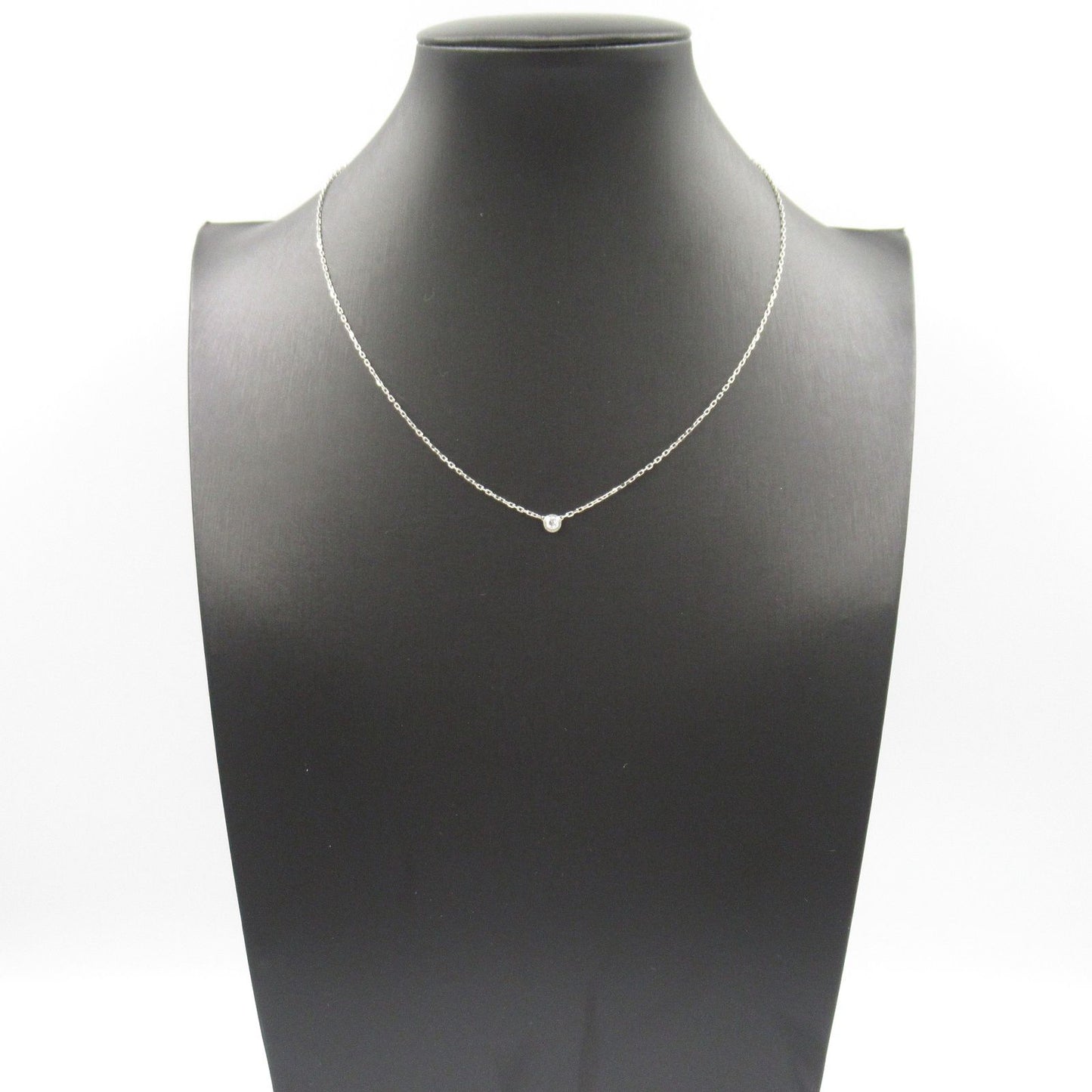 CARTIER Amour Necklace in 18K White Gold with Diamonds