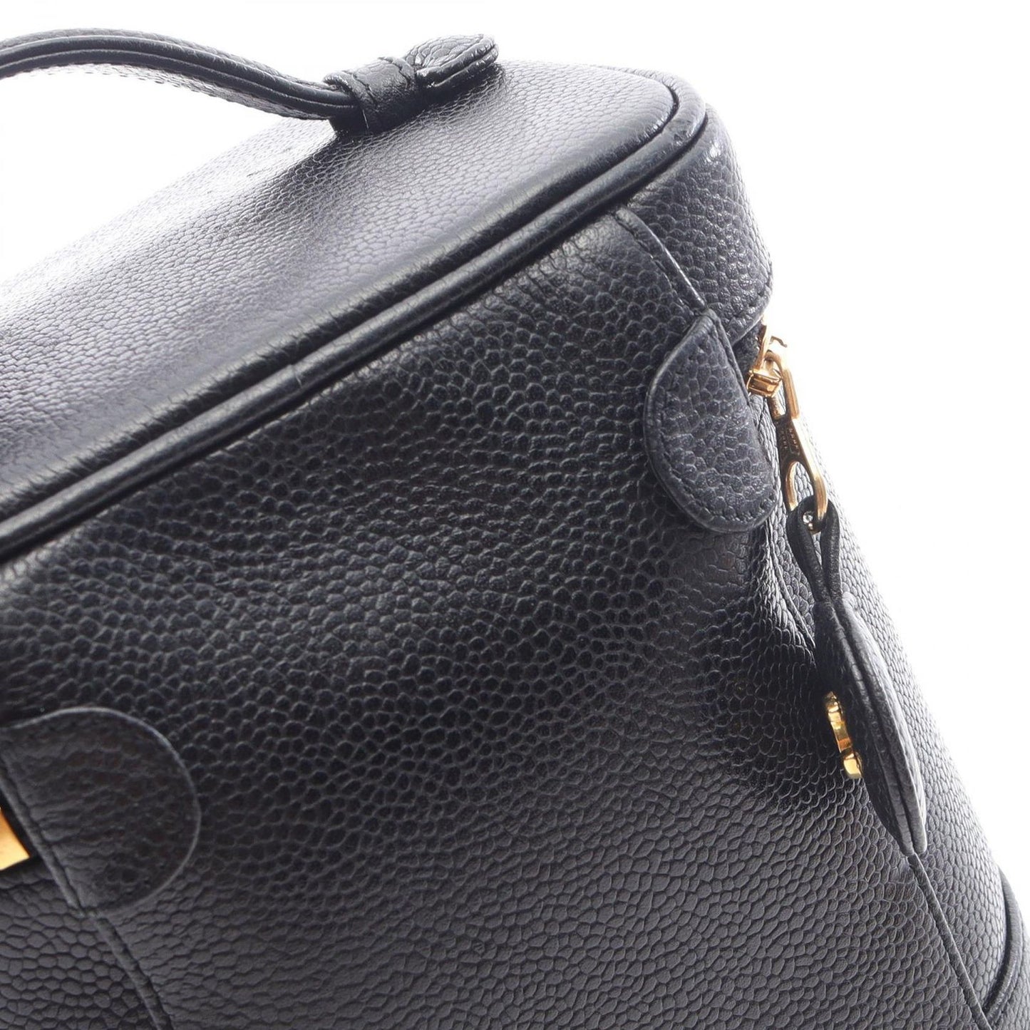 CHANEL Coco Mark Vanity Handbag in Black Leather - Timeless Elegance