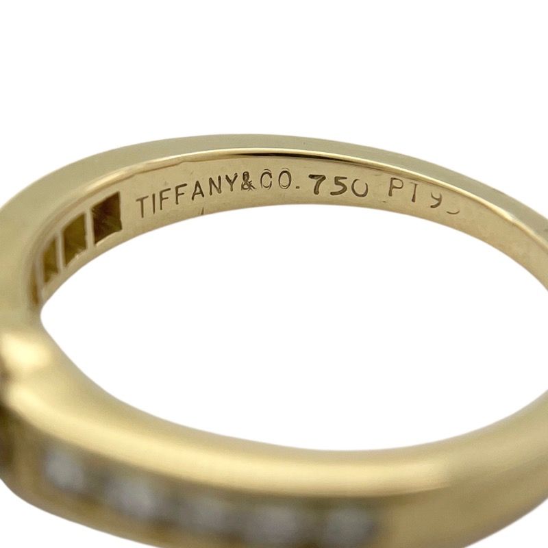 Tiffany & Co. Solitaire Channel-Setting Diamond Ring 0.78ct/0.17ct