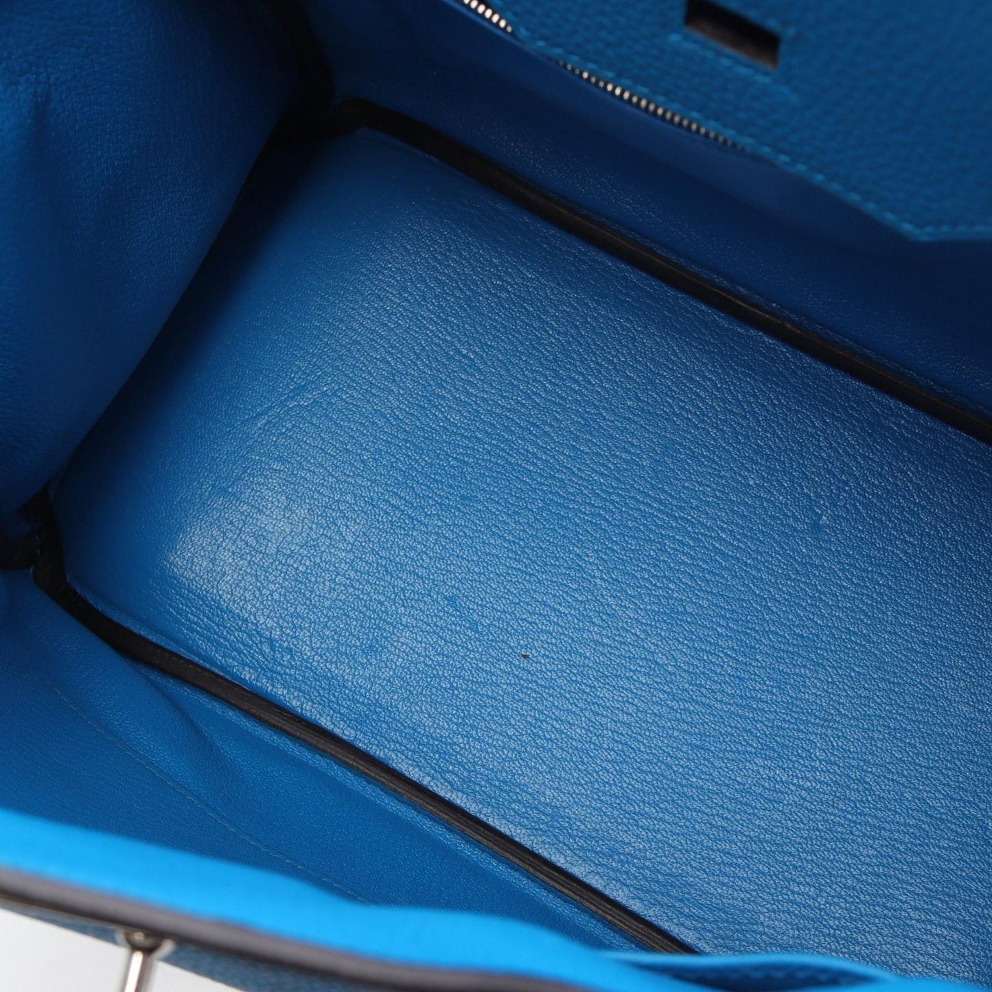 HERMES Birkin 30 Handbag in Blue Zanzibar - Exquisite Craftsmanship