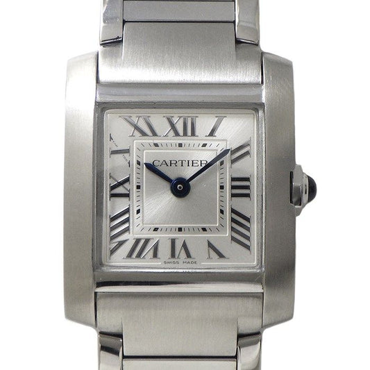 Cartier Tank Française SM WSTA0065 Silver Dial Luxury Watch