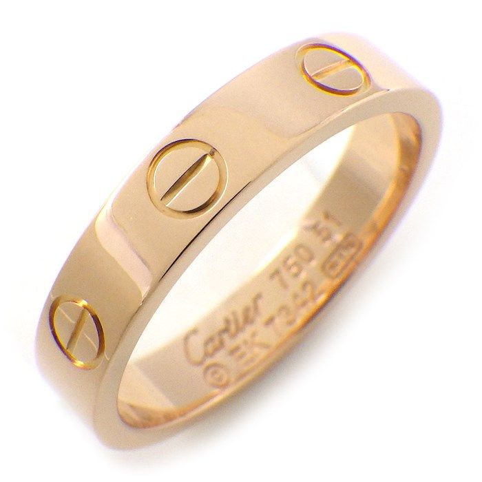 Cartier Love Ring Small Model in 18K Pink Gold - Size 11