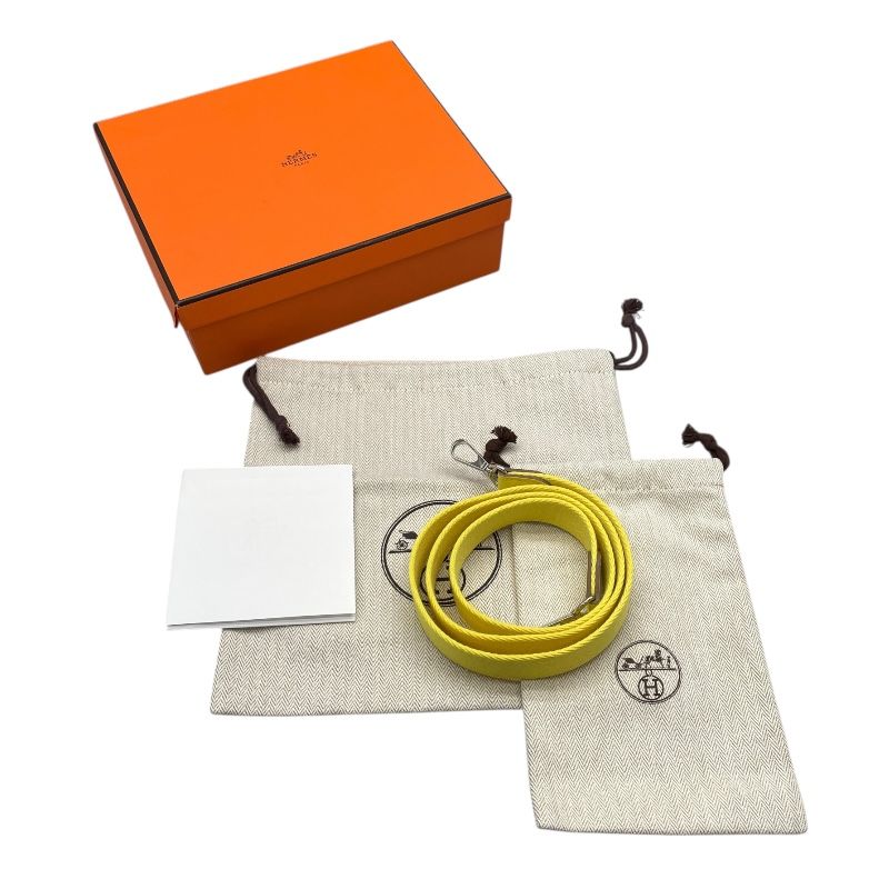 HERMES Evelyn TPM Lime Togo Leather Shoulder Bag - Exclusive