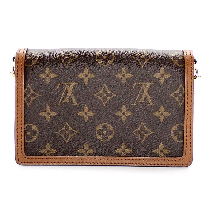 Louis Vuitton Porte-Documents Dauphine Monogram Reverse Canvas Shoulder Bag