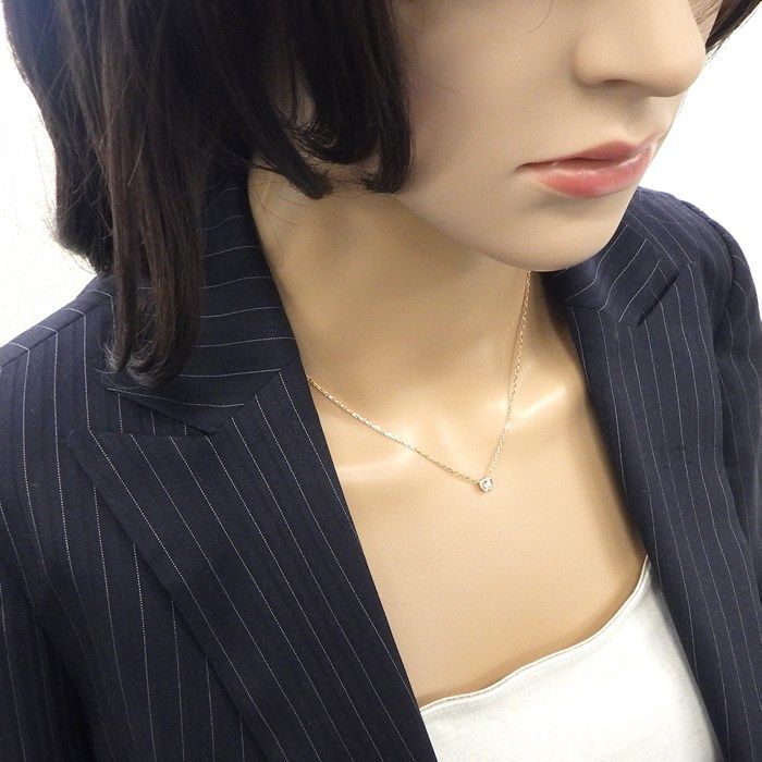 Cartier Amour Heart Diamond Necklace in K18 Pink Gold