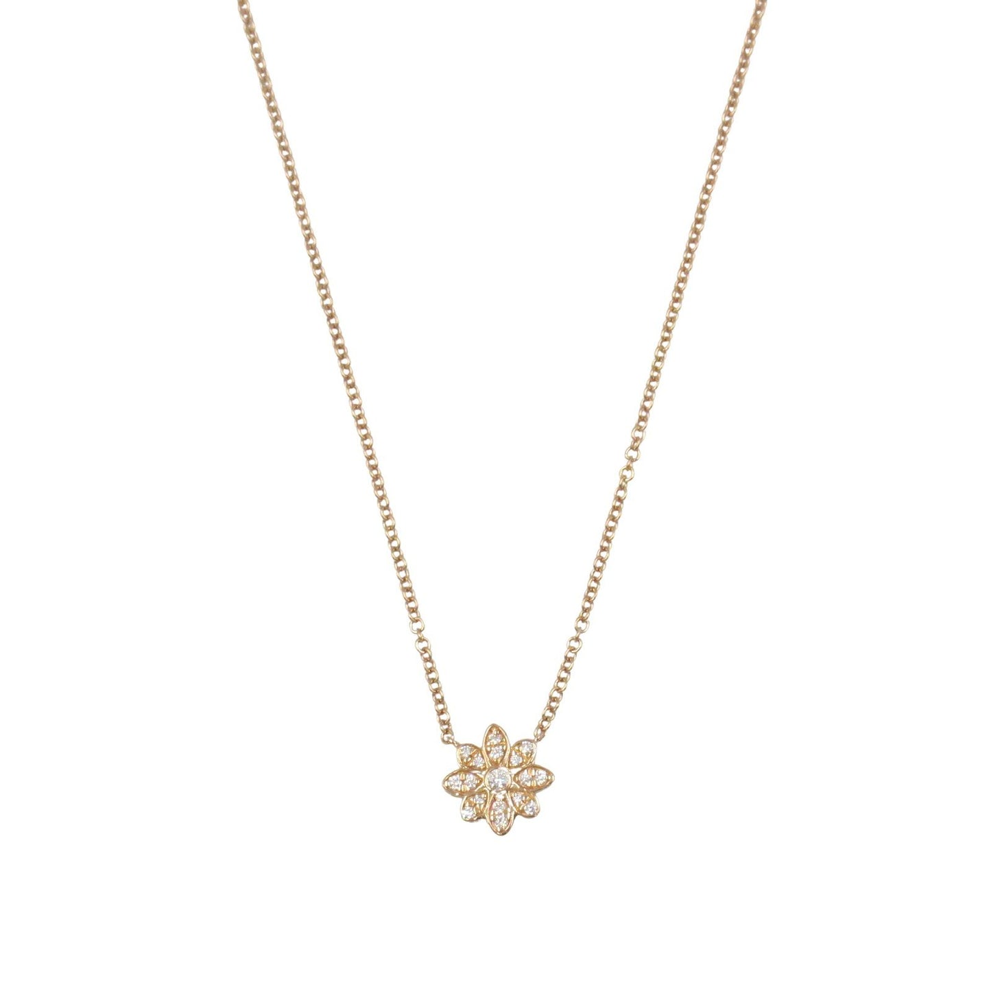 TIFFANY & CO Enchanted Diamond Necklace in 18K Pink Gold