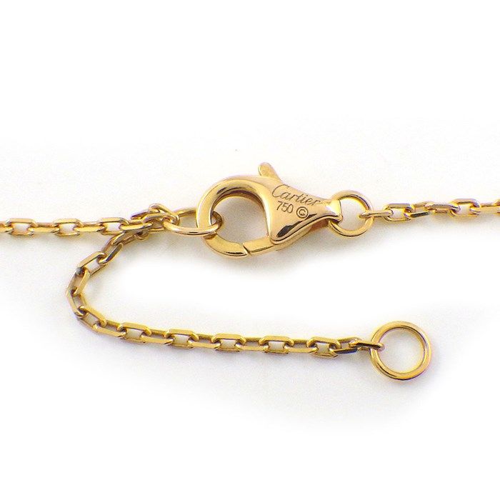 Cartier Trinity Heart Necklace with Diamonds in Three Colors