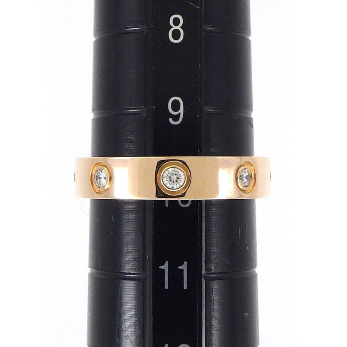 Cartier Love Ring Small Model SM B4050850 with Diamonds