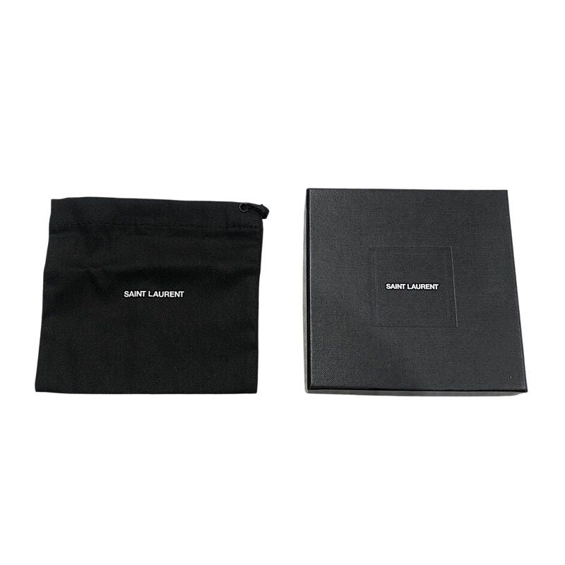 SAINT LAURENT Silver Logo Earrings - Exquisite Craftsmanship