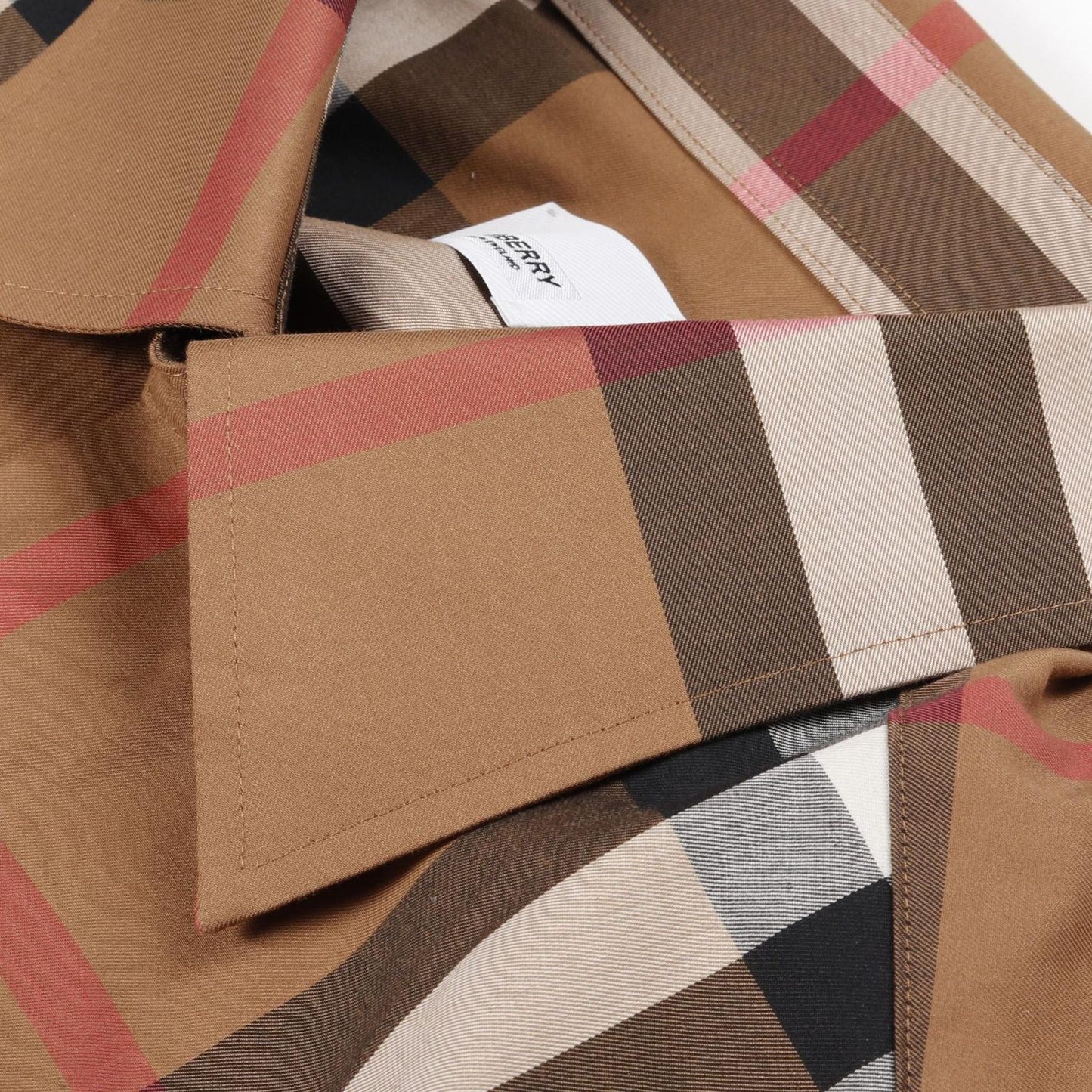 Burberry Vintage Check Cotton Shirt - Timeless Elegance in Brown
