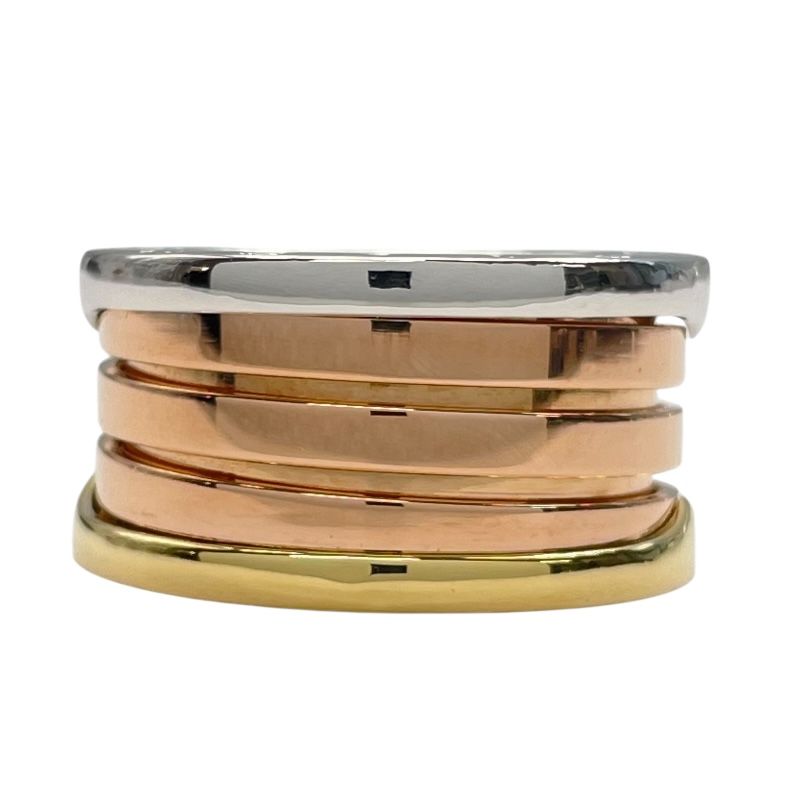 BVLGARI B.zero1 Perfect Mystery Ring in K18 Yellow, Pink & White Gold