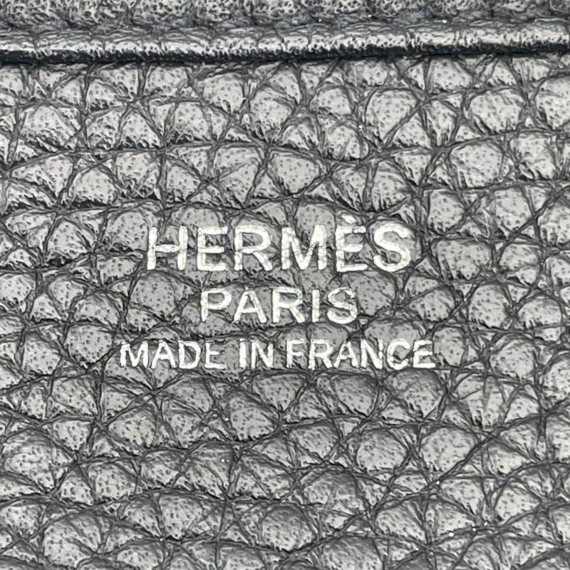 HERMES Evelyne 3PM Black Togo Leather Shoulder Bag - C Stamp