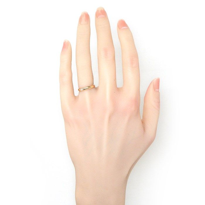 Cartier C de Cartier Wedding Band Ring in K18 Pink Gold with Diamond