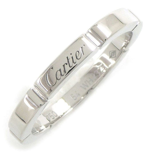 Cartier Maillon Panthère Ring in K18 White Gold - Size 13.5
