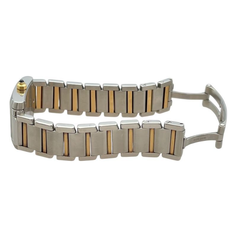 Cartier Tank Française SM W51007Q4 - Exquisite White Gold & Steel Timepiece