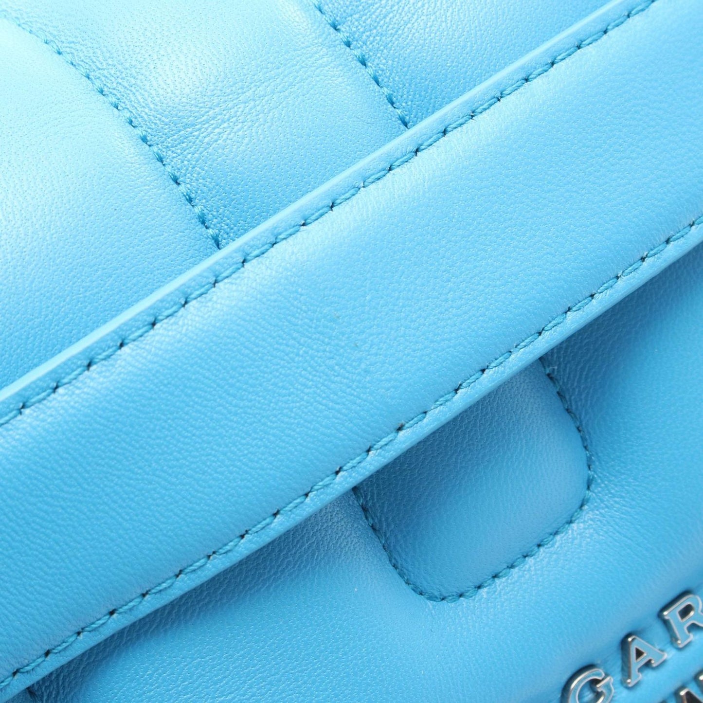 BVLGARI × AMBUSH Serpenti Blue Leather Waist Bag - Exclusive Design