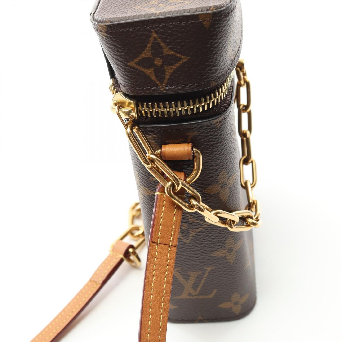 Louis Vuitton Monogram Fawn Box Shoulder Bag - Exquisite Craftsmanship