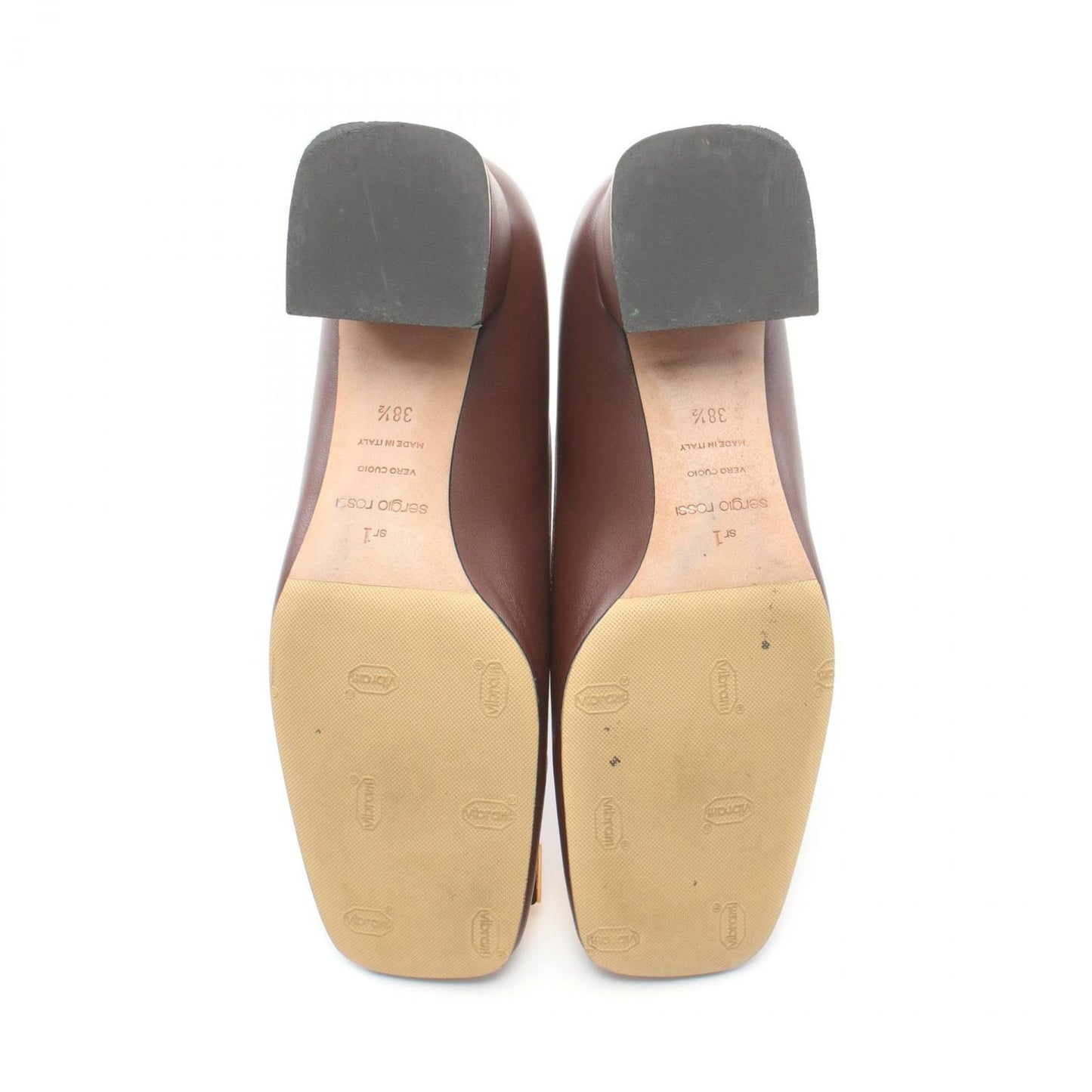 Sergio Rossi Brown Leather Pumps - Timeless Elegance