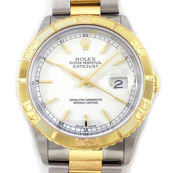 Rolex Datejust 16263 Thunderbird - 2001 - White Dial - K18YG & SS