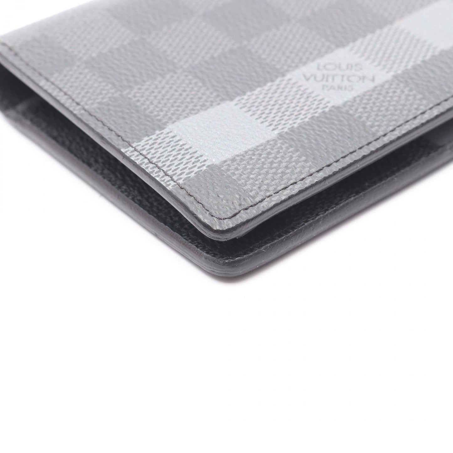 LOUIS VUITTON Portefeuille Brazza Damier Graphite Stripe Wallet