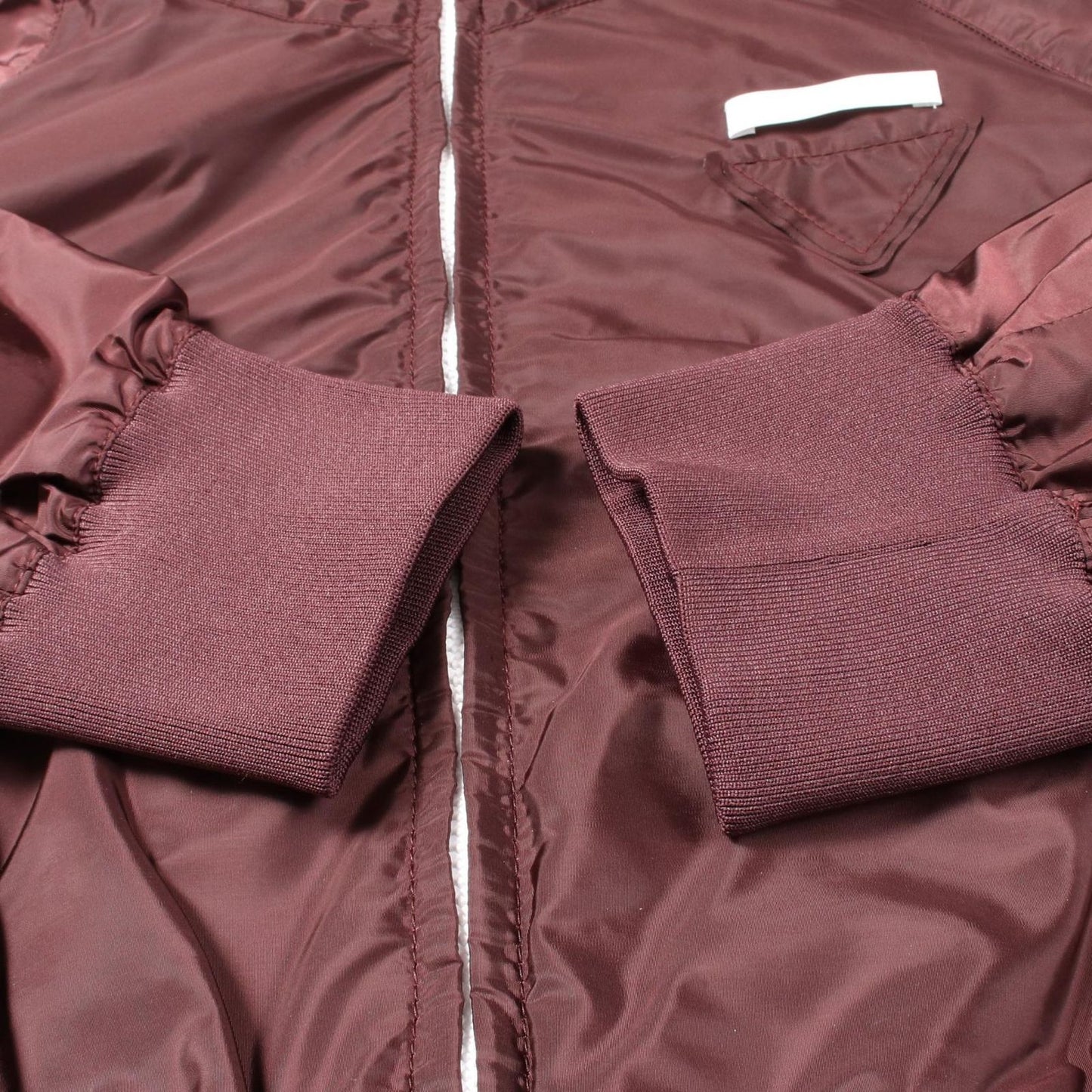 PRADA Lightweight Re-Nylon Burgundy Jacket - Timeless Elegance