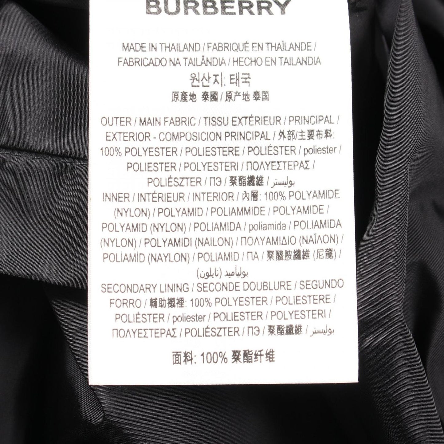 BURBERRY Nova Check Reversible Nylon Jacket - Timeless Elegance