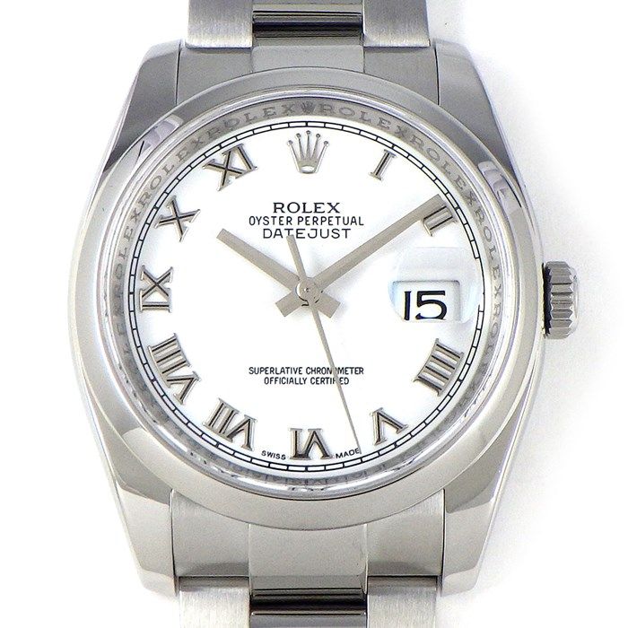 Rolex Datejust 116200 White Dial with Roman Numerals - Exceptional Condition