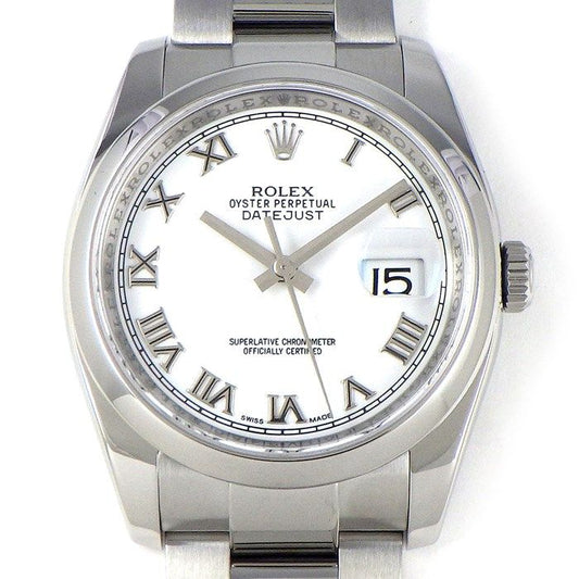 Rolex Datejust 116200 White Dial with Roman Numerals - Exceptional Condition