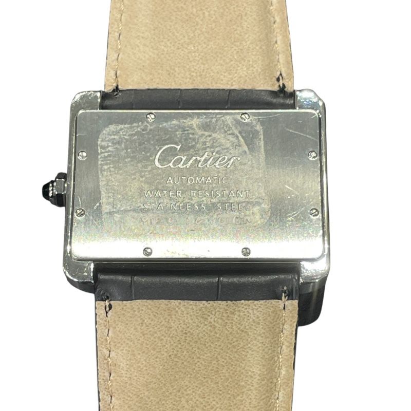 Cartier Tank Divan LM W6300755 Ivory Stainless Steel Women's Watch