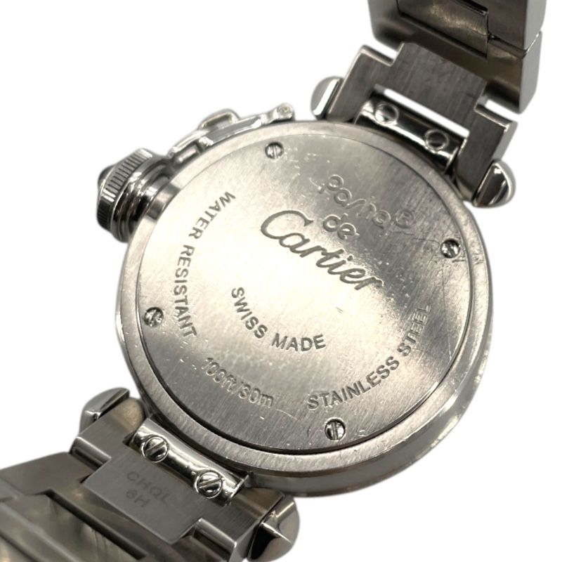 Cartier Miss Pasha W3140007 Silver SS Ladies Watch - Timeless Elegance