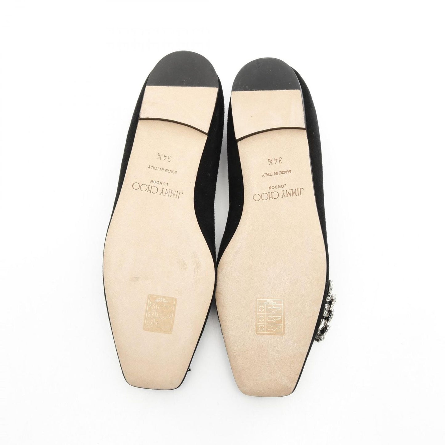 Jimmy Choo MIRELE FLAT Black Suede Women's Flats - Exquisite Elegance