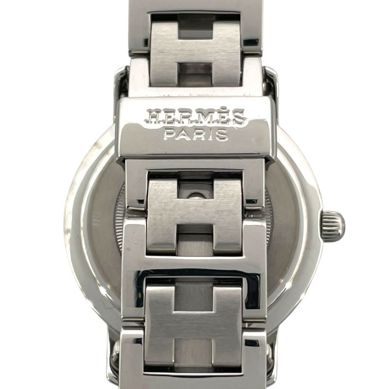 HERMES Clipper CL4210 White SS Quartz Ladies Watch