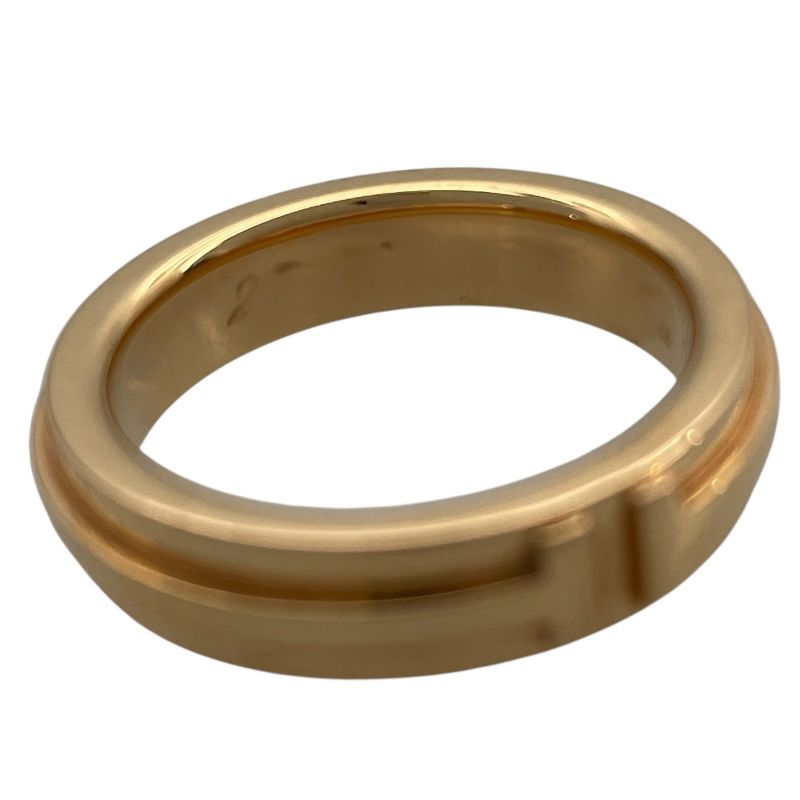 Tiffany & Co. T Narrow Ring in 750PG Gold - Exquisite Elegance