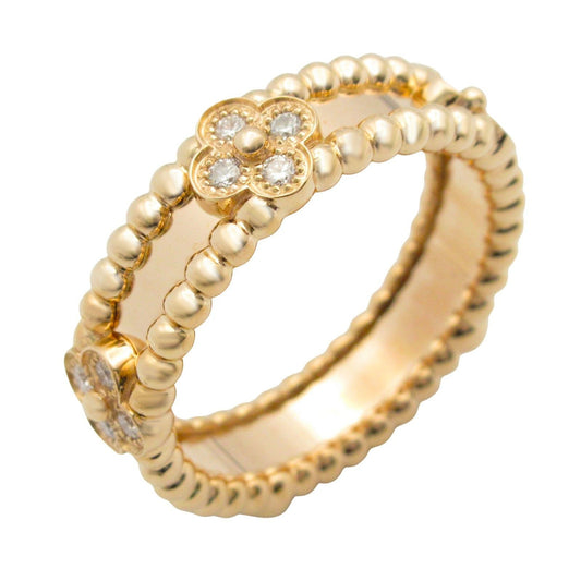 Van Cleef & Arpels Perlee Sweet Clover Ring in 18K Pink Gold