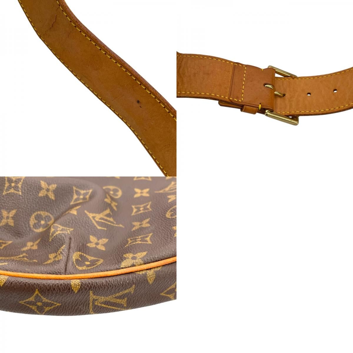 Louis Vuitton Croissant GM Monogram Canvas Tote Bag - Brown